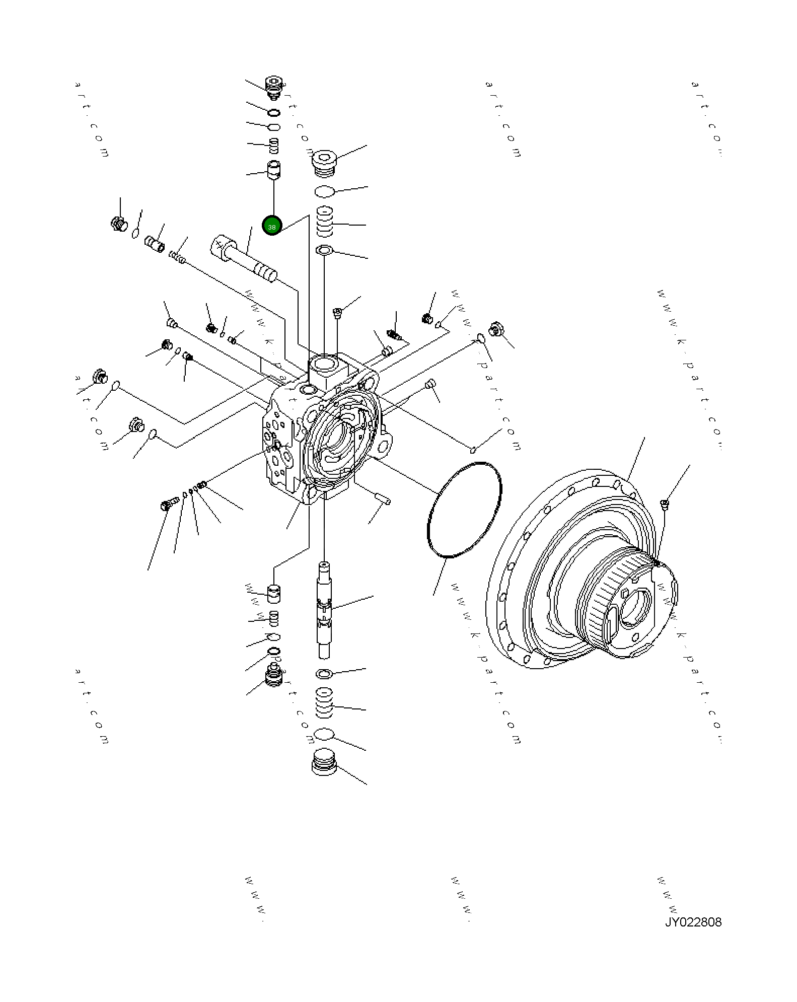 Болт 708-8F-31210 Komatsu