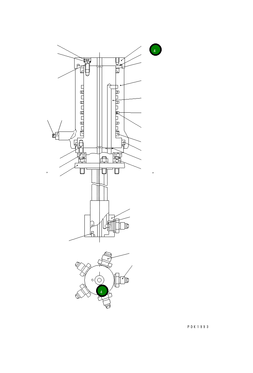Крышка 20E-30-K1350 Komatsu