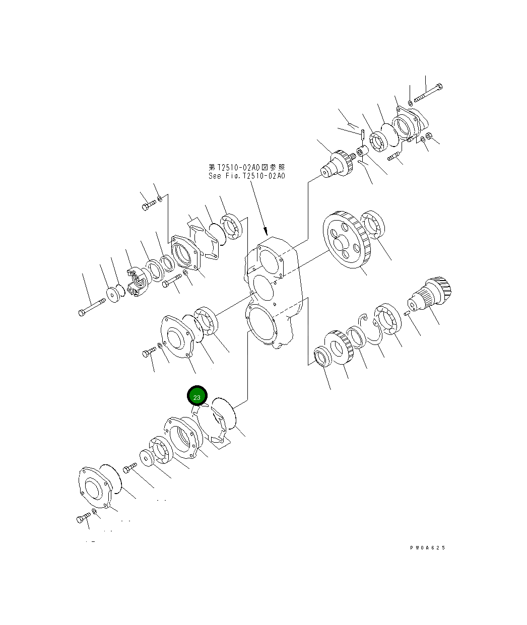 Крышка 14X-960-1130 Komatsu
