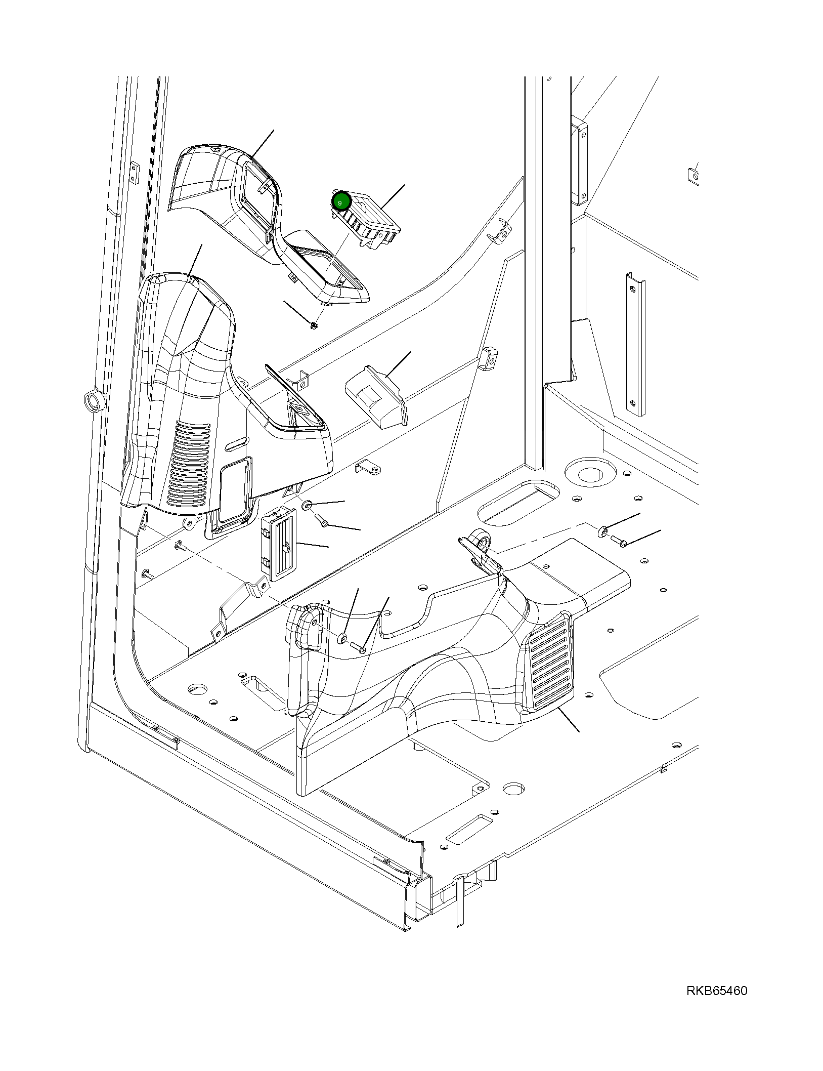 Крышка 21W-54-R1570 Komatsu