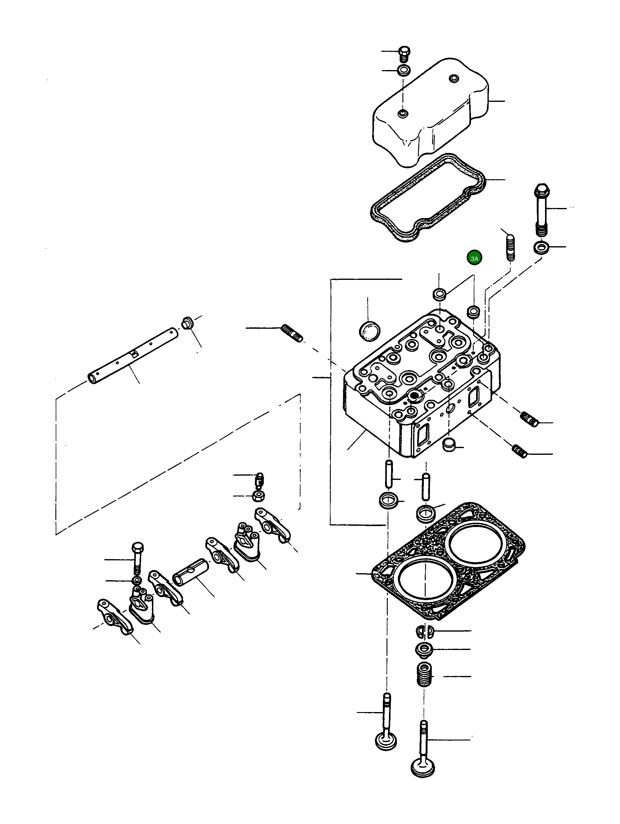 Крышка 2861690M1 Komatsu