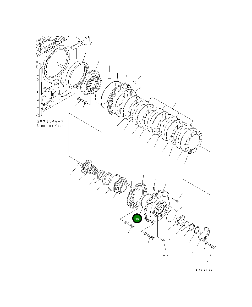 Кольцо 23A-15-19210  Komatsu