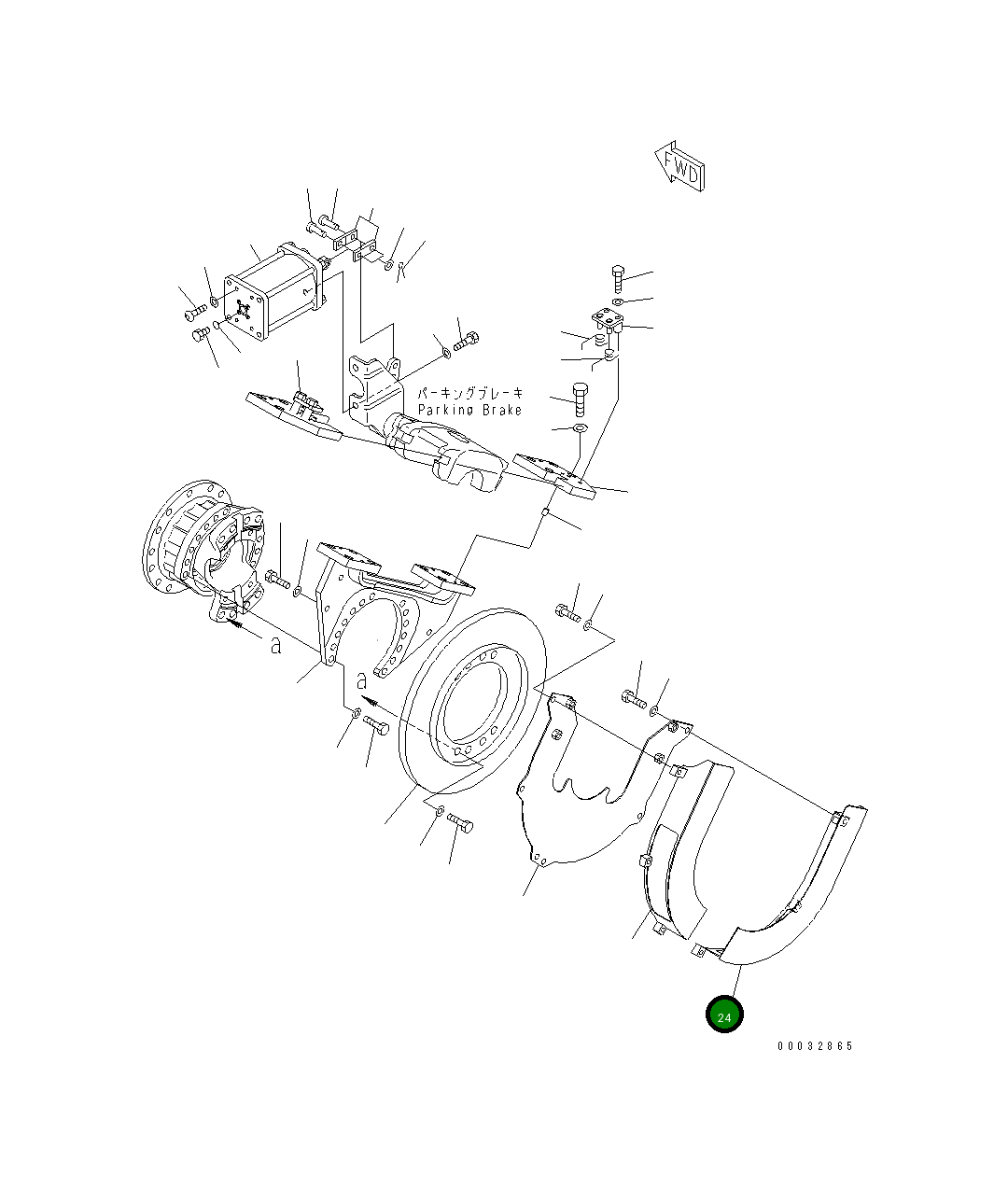 Крышка 41E-32-25431  Komatsu