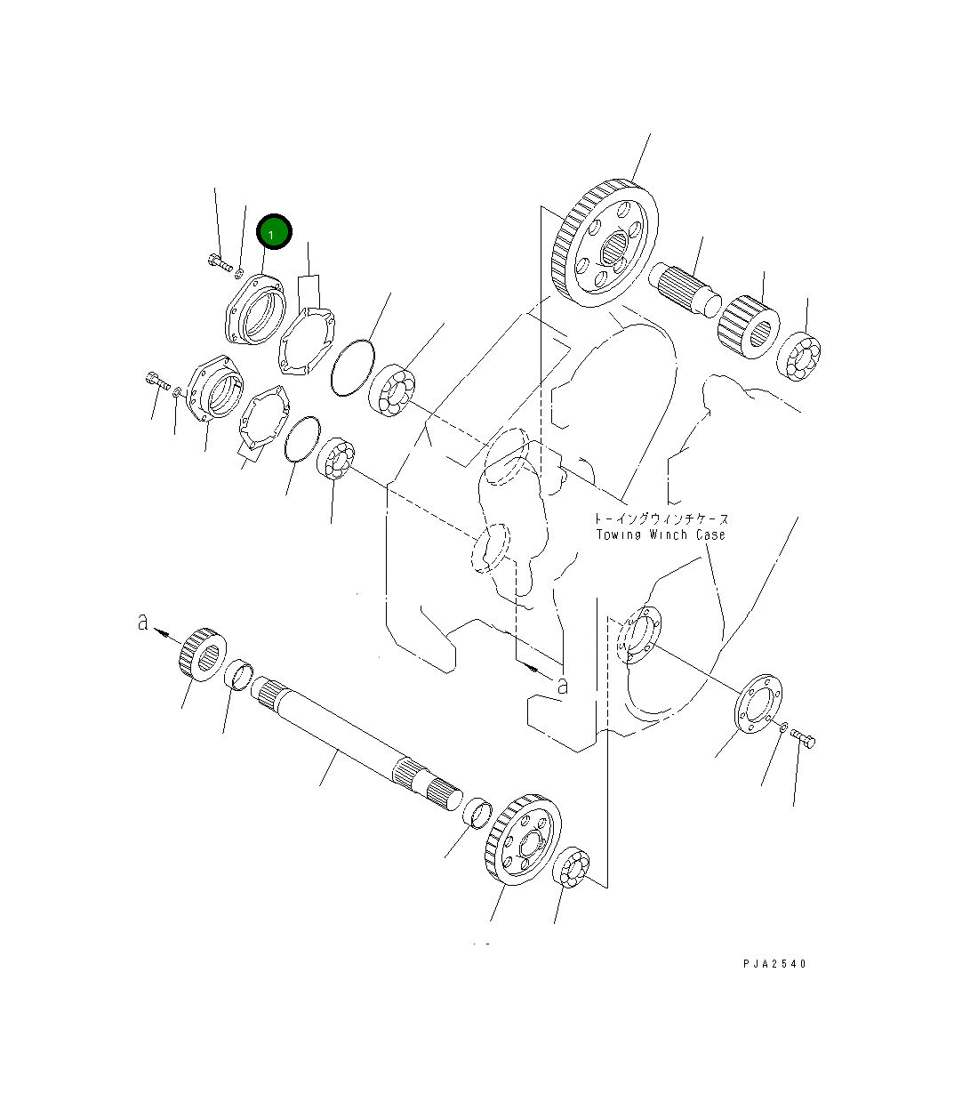 Крышка 14X-960-1410 Komatsu