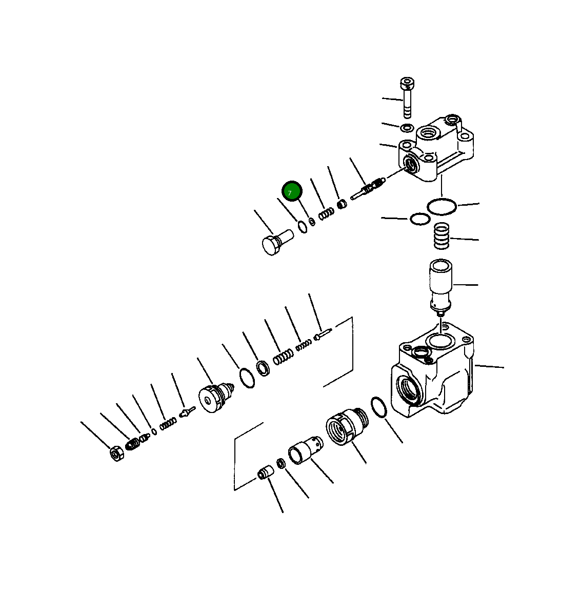 Кольцо уплотнительное (O-Ring) 07002 01823 Komatsu