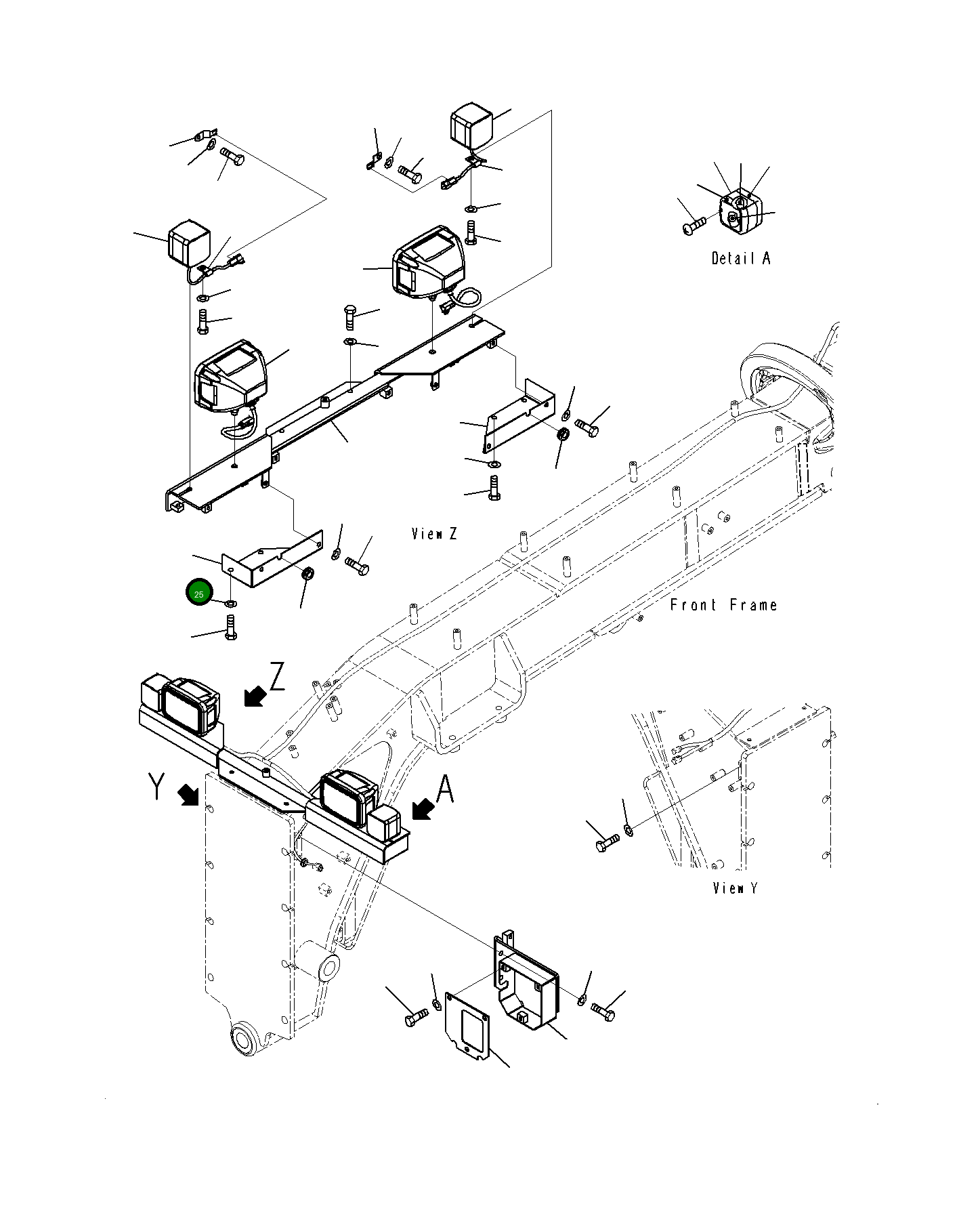 Крышка 23H-06-11821 Komatsu
