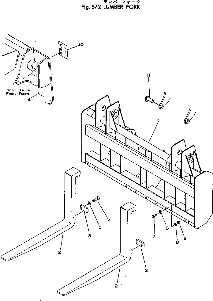 Болт 382-023877-1  Komatsu