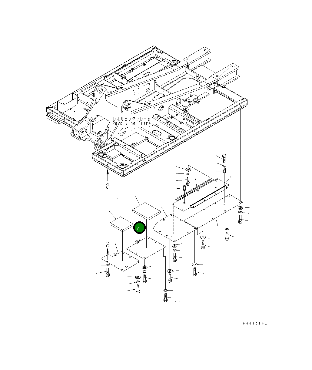 Крышка 208-54-72420 Komatsu