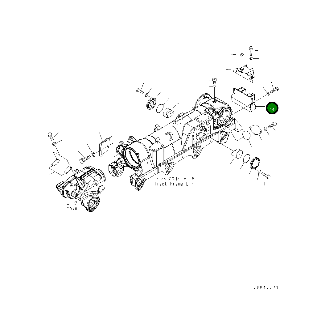 Крышка 198-30-69850 Komatsu