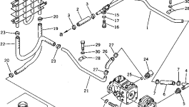 Труба FF8733-62160 Komatsu