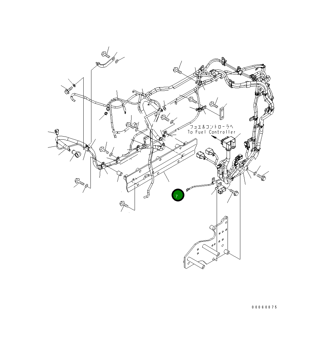 Крышка 6261-81-8540  Komatsu