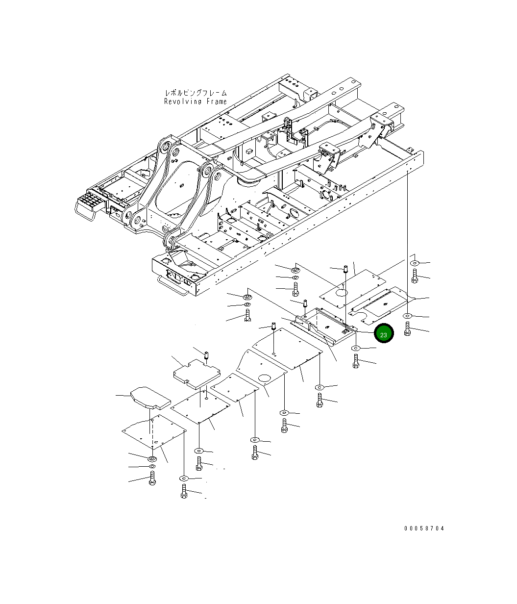 Крышка 209-54-43651 Komatsu