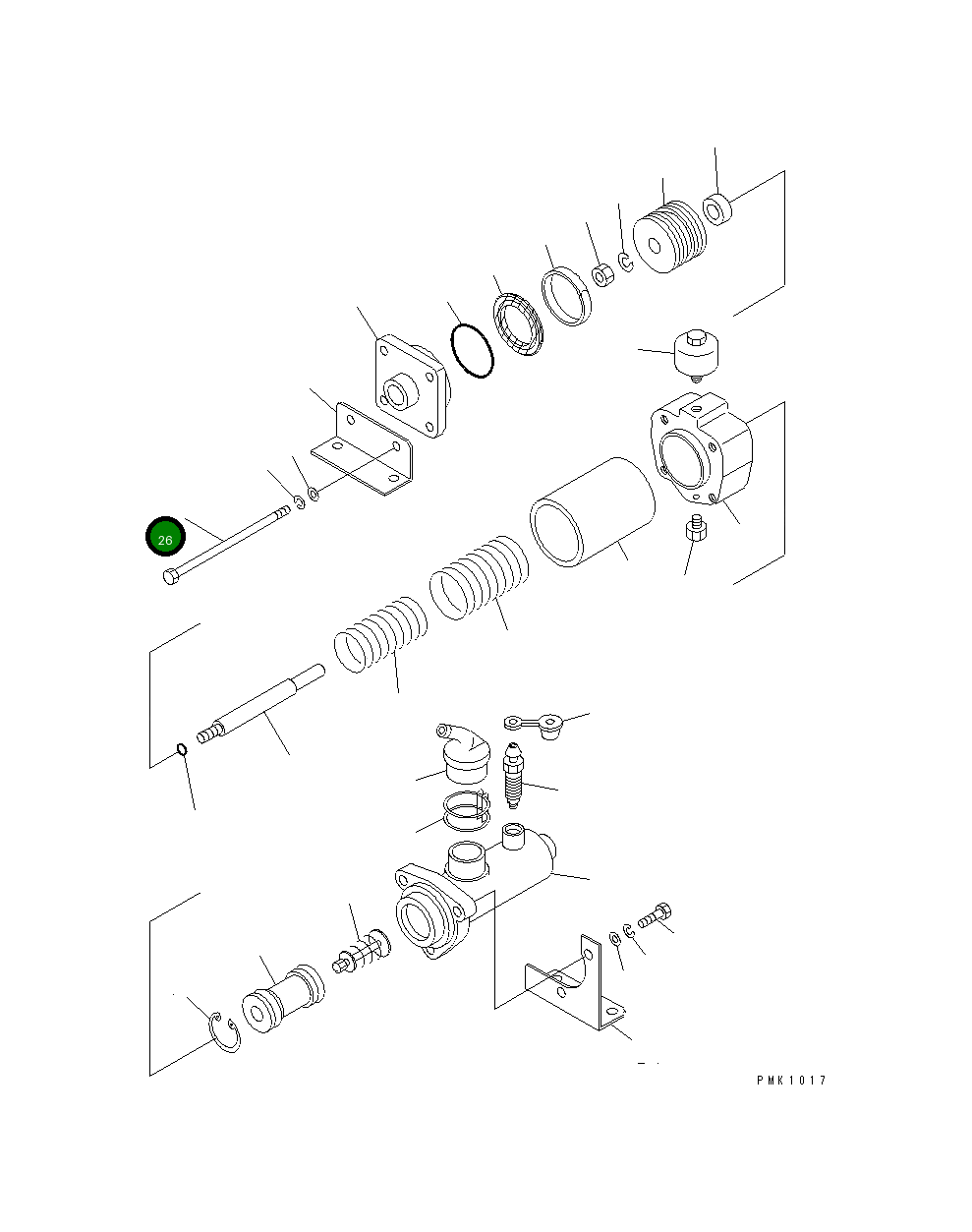 Болт MY781-8127-00 Komatsu