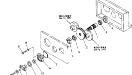 Вал KZ10-01-3340 Komatsu