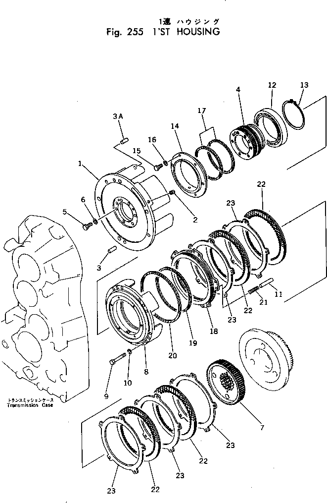 Кольцо 238-15-19240  Komatsu