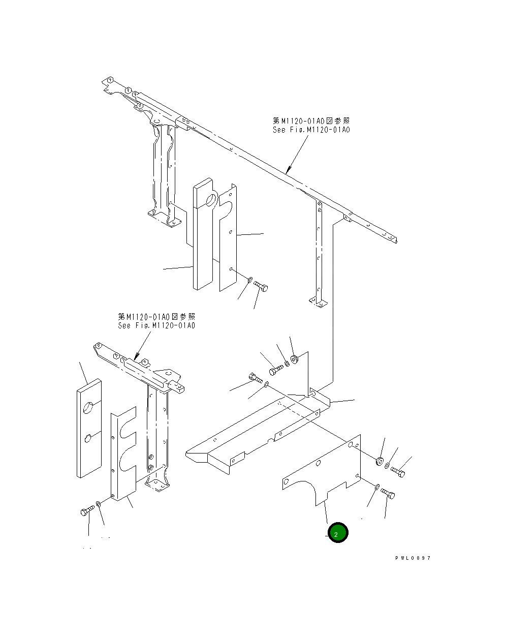 Крышка 207-54-62770 Komatsu