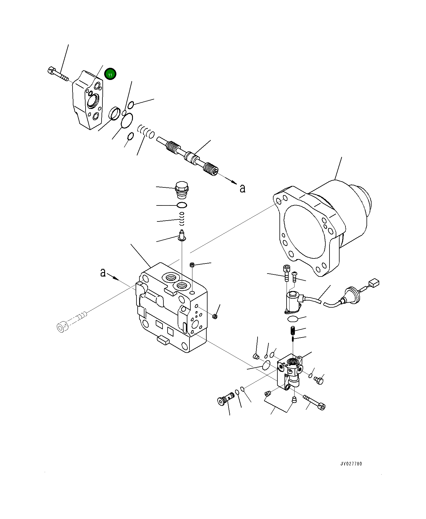 Крышка 708-7W-18170 Komatsu