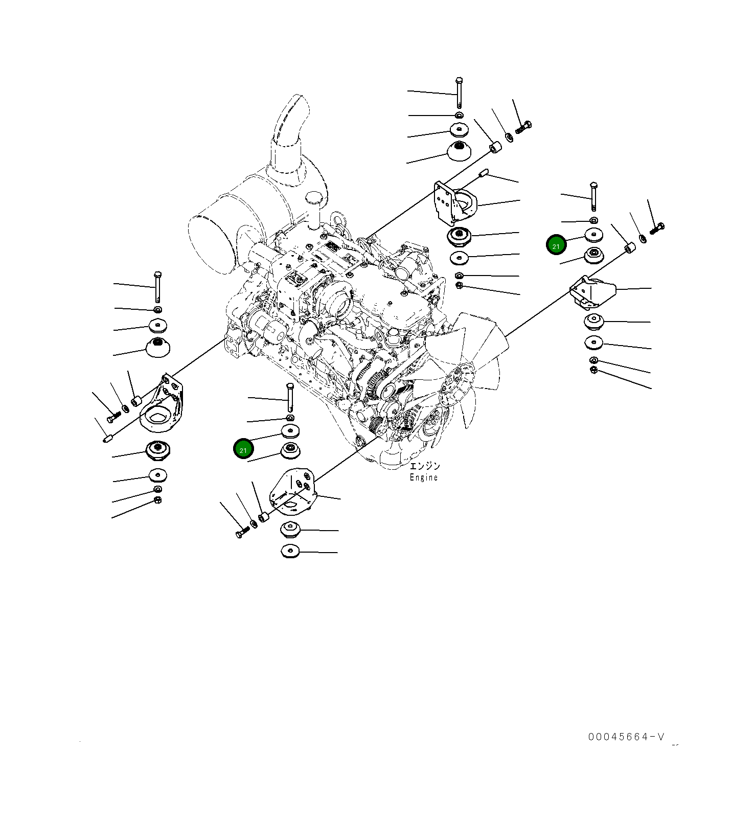 Болт 20Y0112270 Komatsu