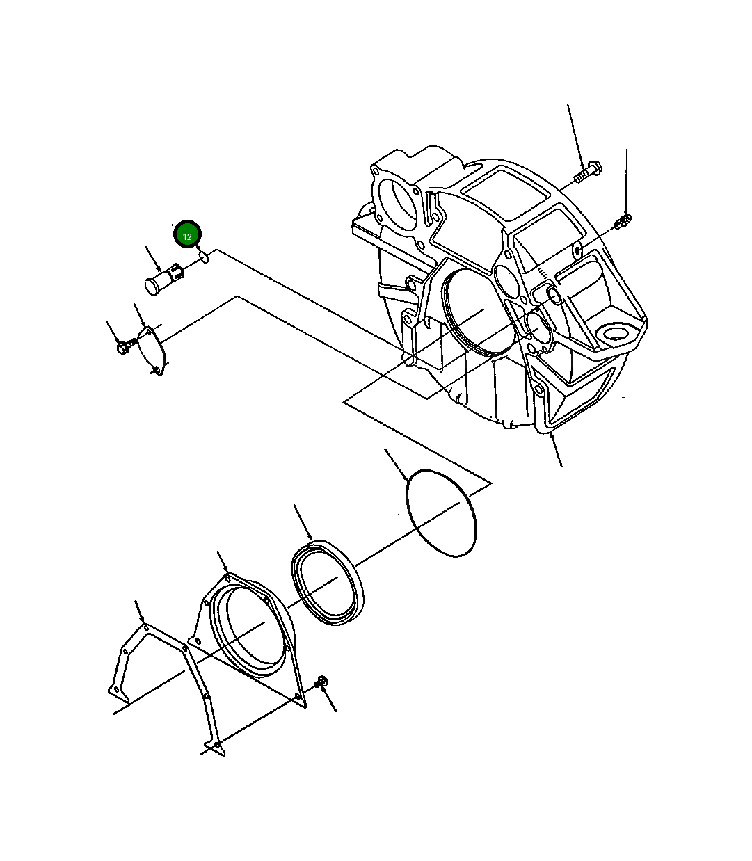 Кольцо уплотнительное (O-Ring) 1240 394 H1 Komatsu