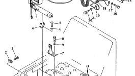 Винт 01220-40610 Komatsu