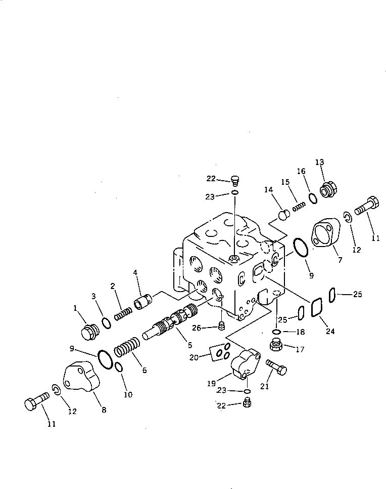 Кольцо уплотнительное (O-Ring) 709-62-31280  Komatsu