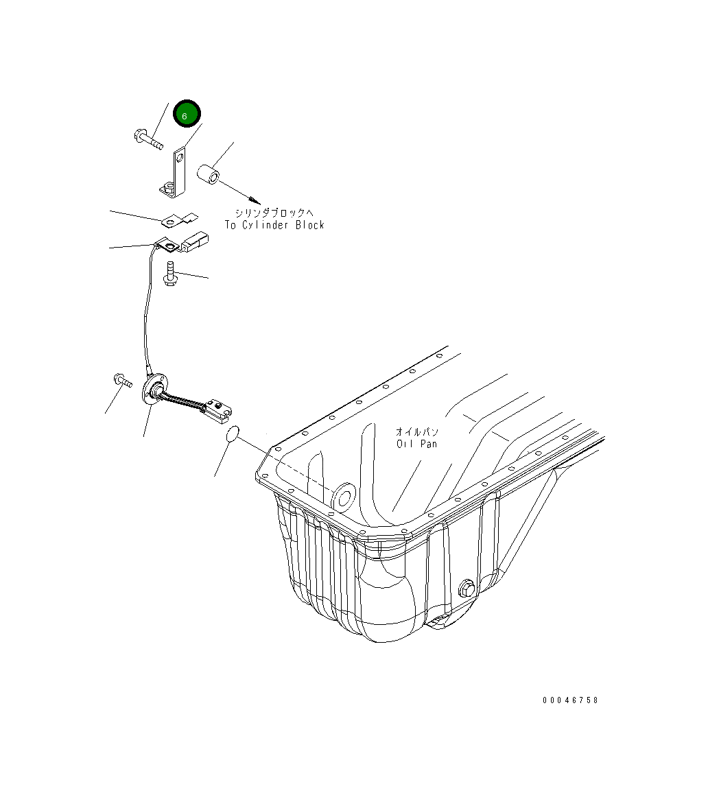 Болт 6754-81-9190  Komatsu