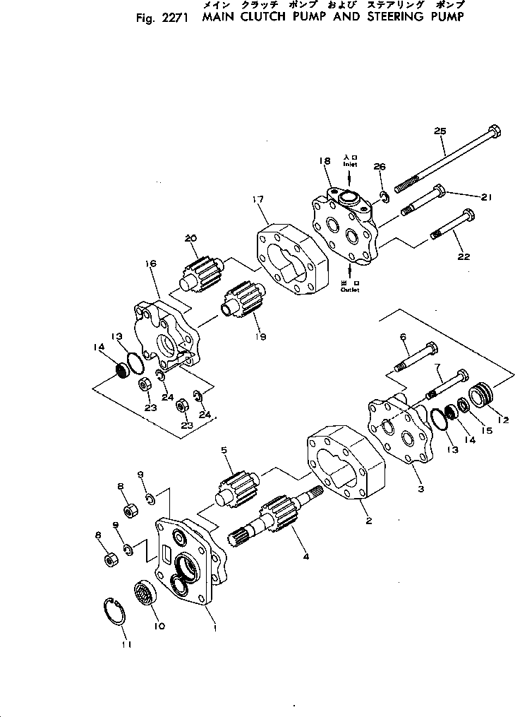 Болт 07429-71090 Komatsu