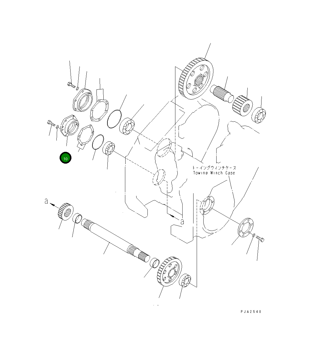 Крышка 14X-960-1480 Komatsu