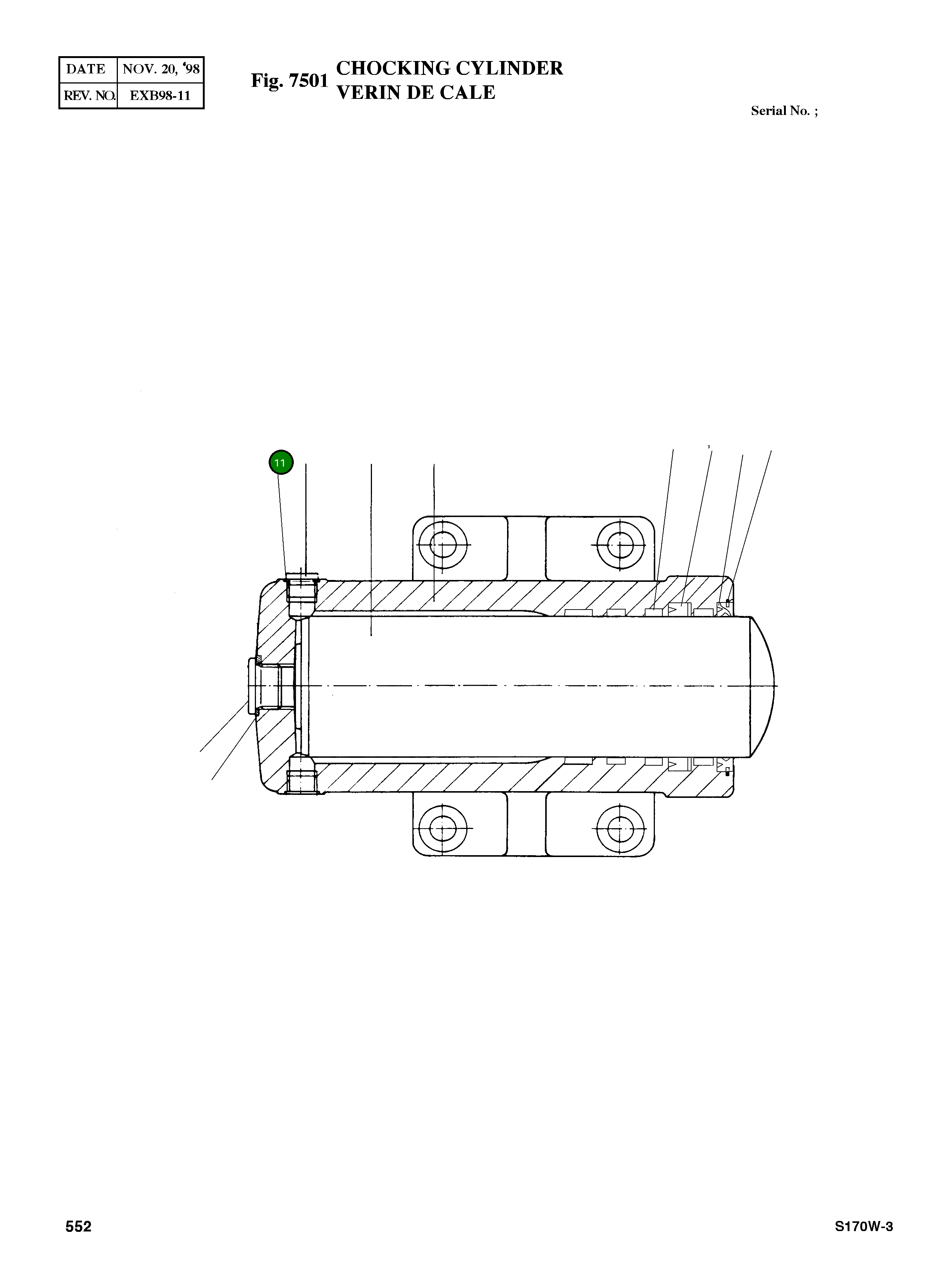 Кольцо уплотнительное (O-Ring) E6300441 Komatsu