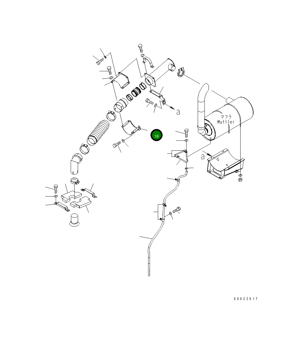 Крышка 416-S06-4280  Komatsu