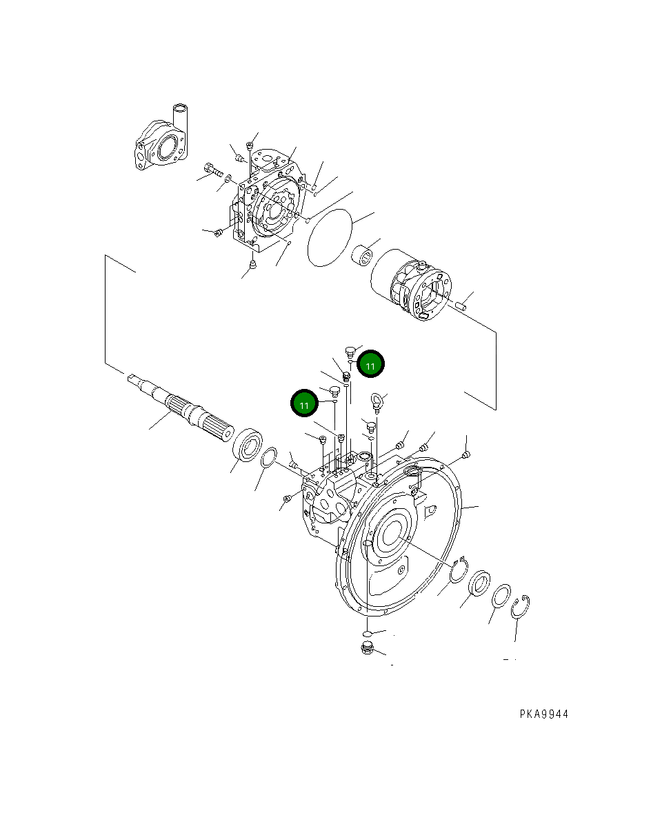 Кольцо уплотнительное (O-Ring) 708-2L-23950  Komatsu