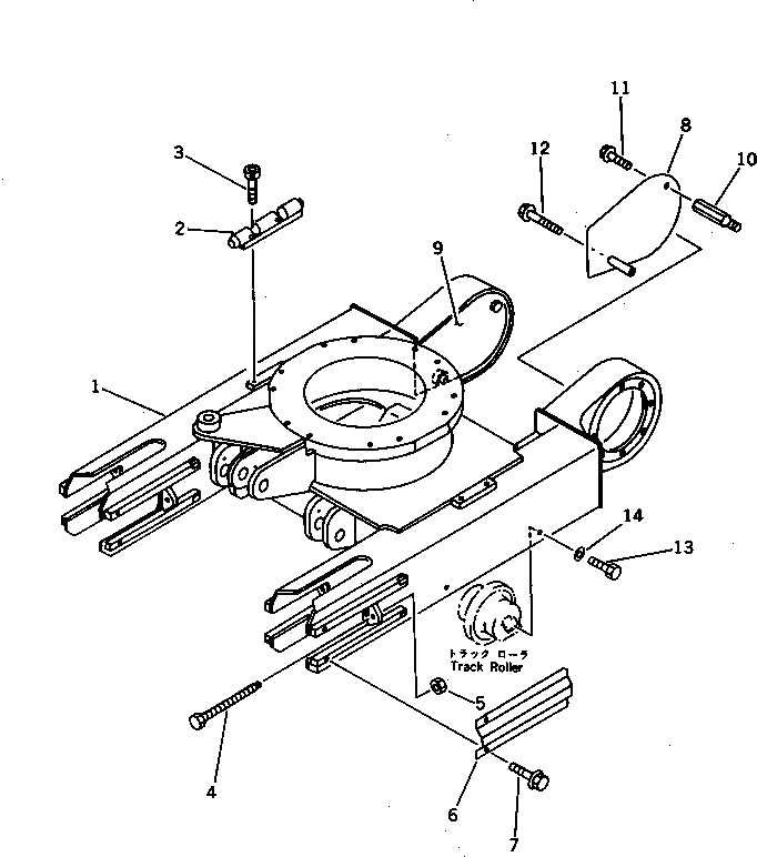 Болт 21S-35-11510  Komatsu