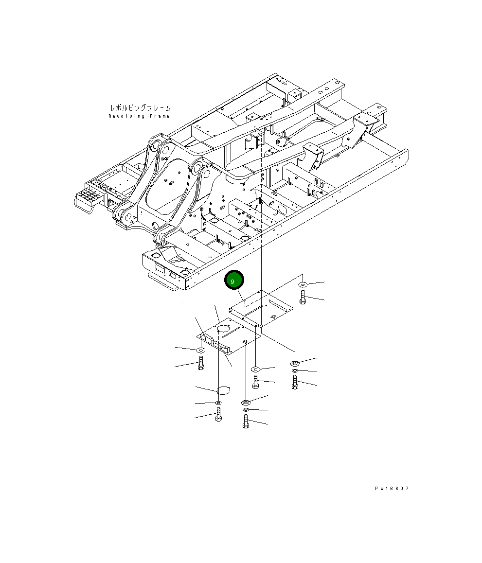 Крышка 209-54-77791  Komatsu