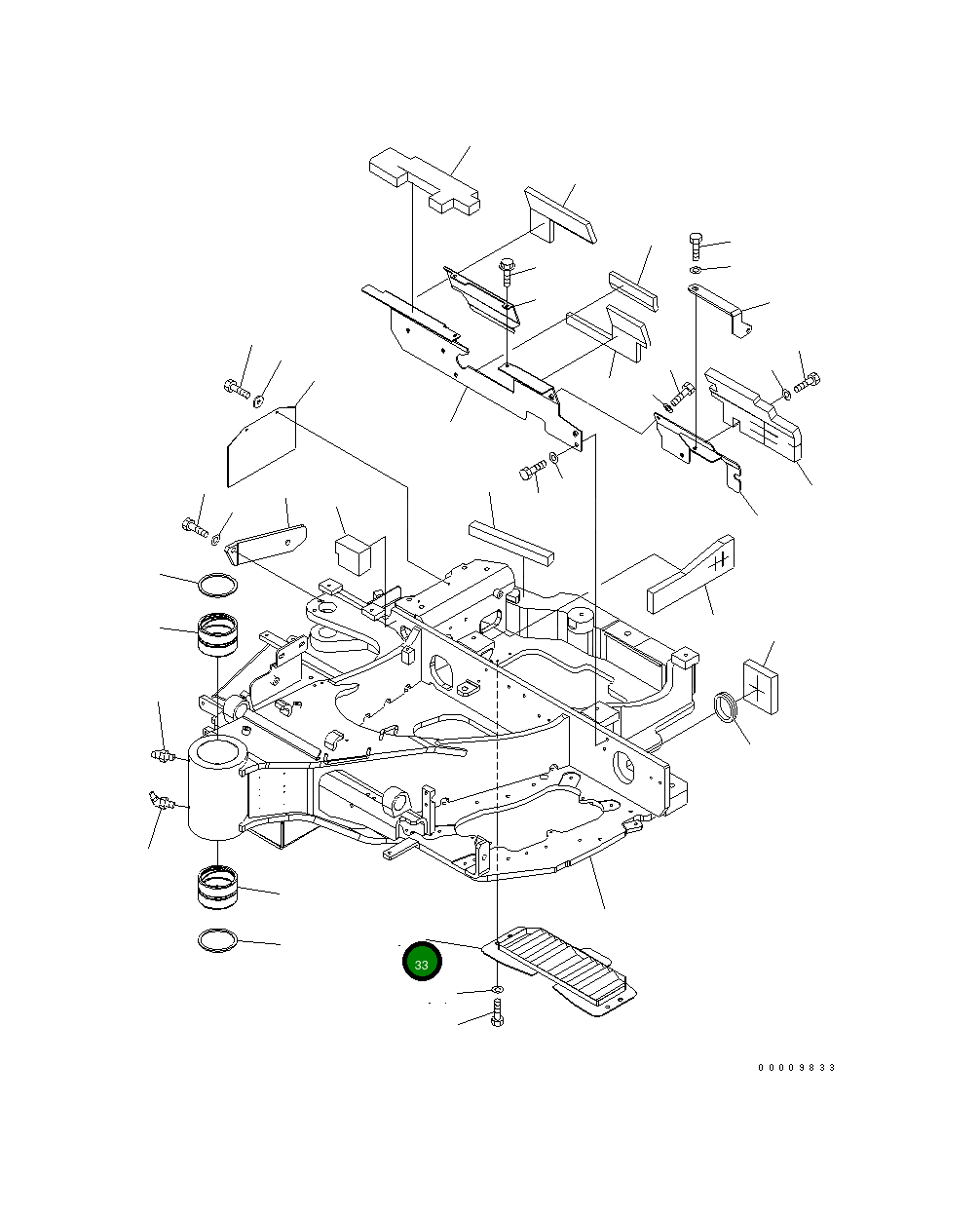 Крышка 22L-46-21430 Komatsu