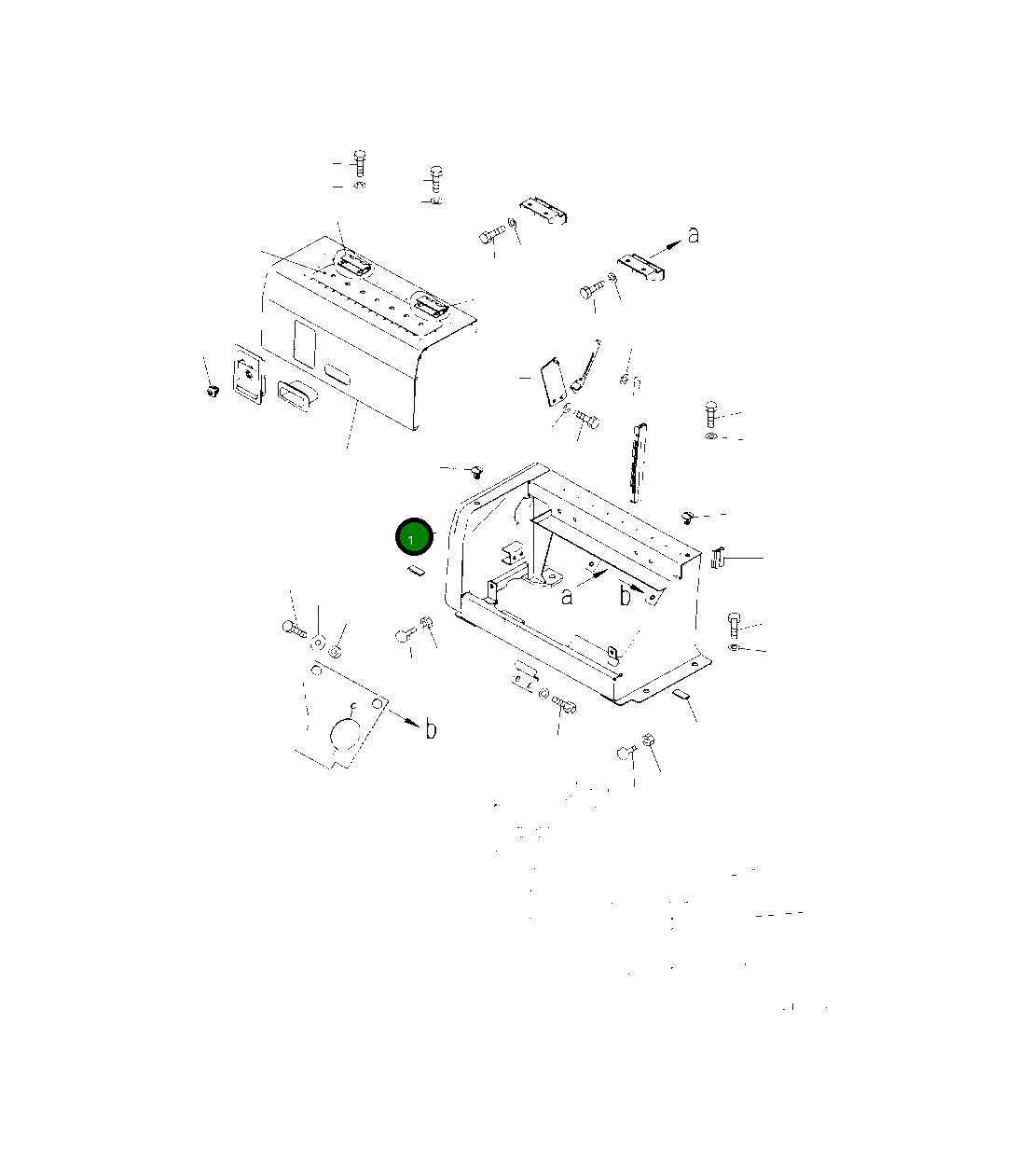 Крышка 2A6-54-11141 Komatsu