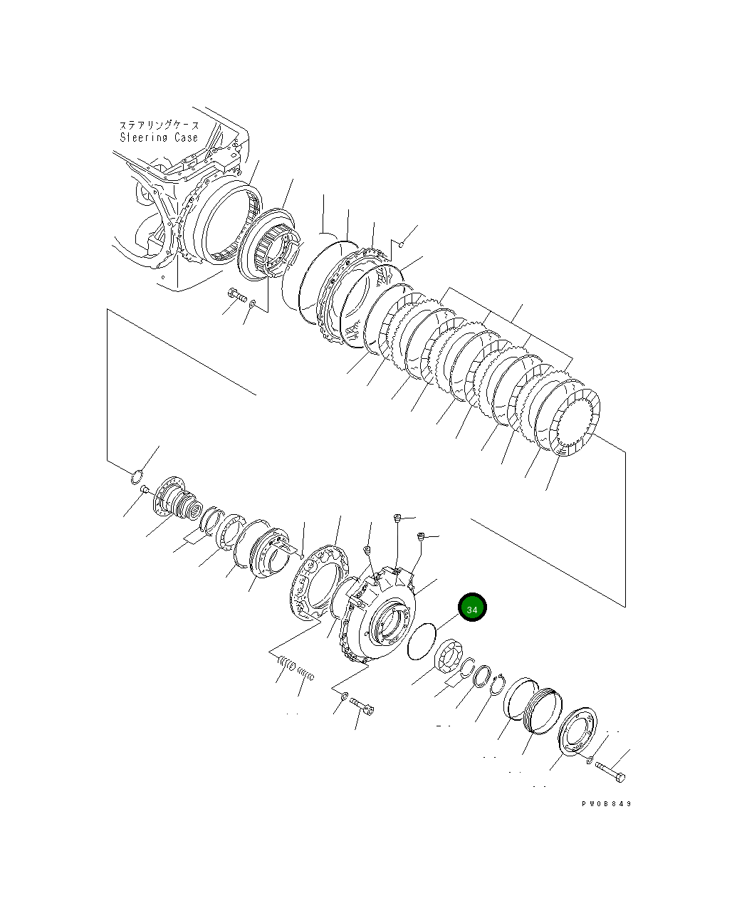 Кольцо уплотнительное (O-Ring) 14Y-22-15220 Komatsu