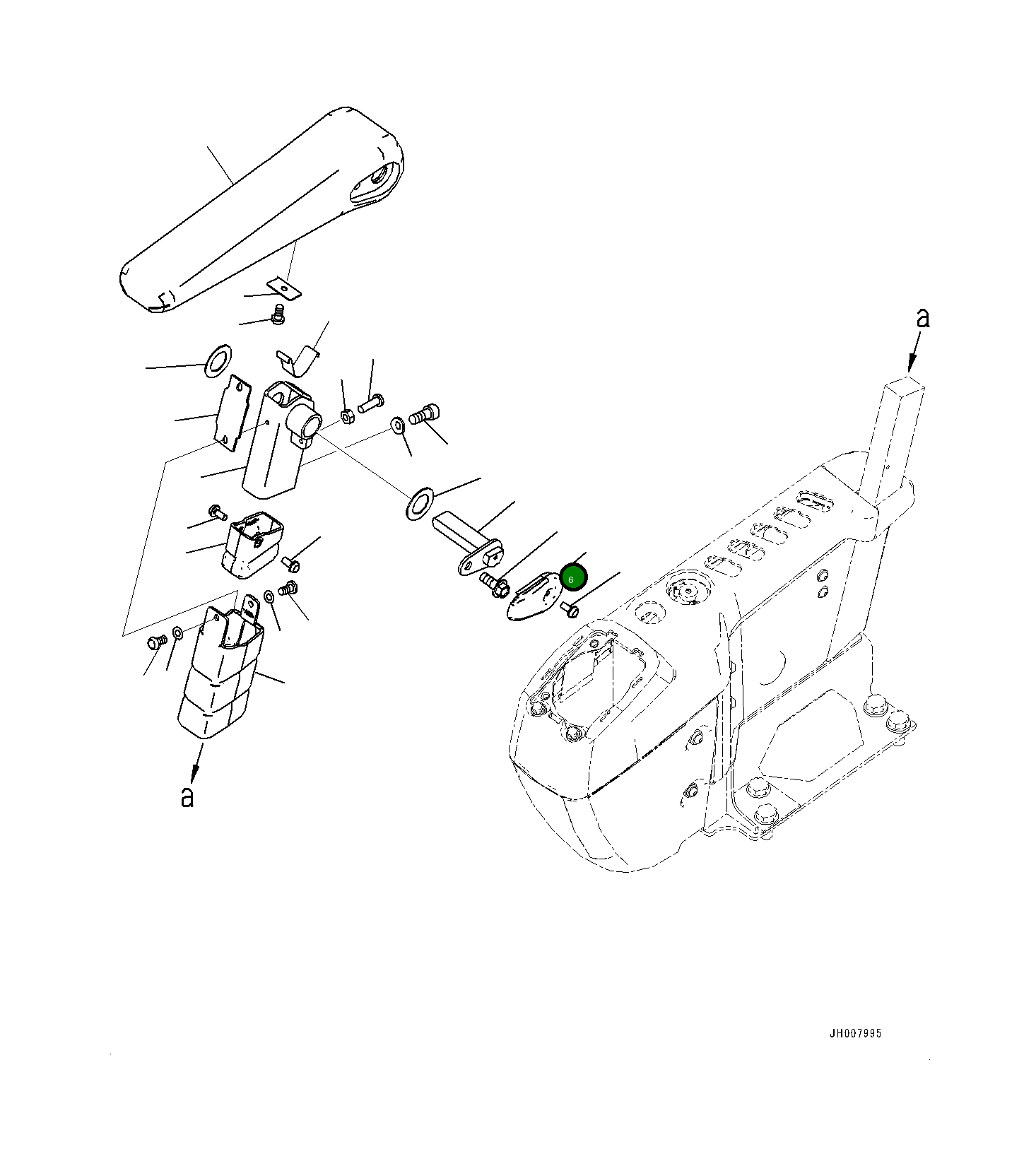 Болт 0143540816 Komatsu