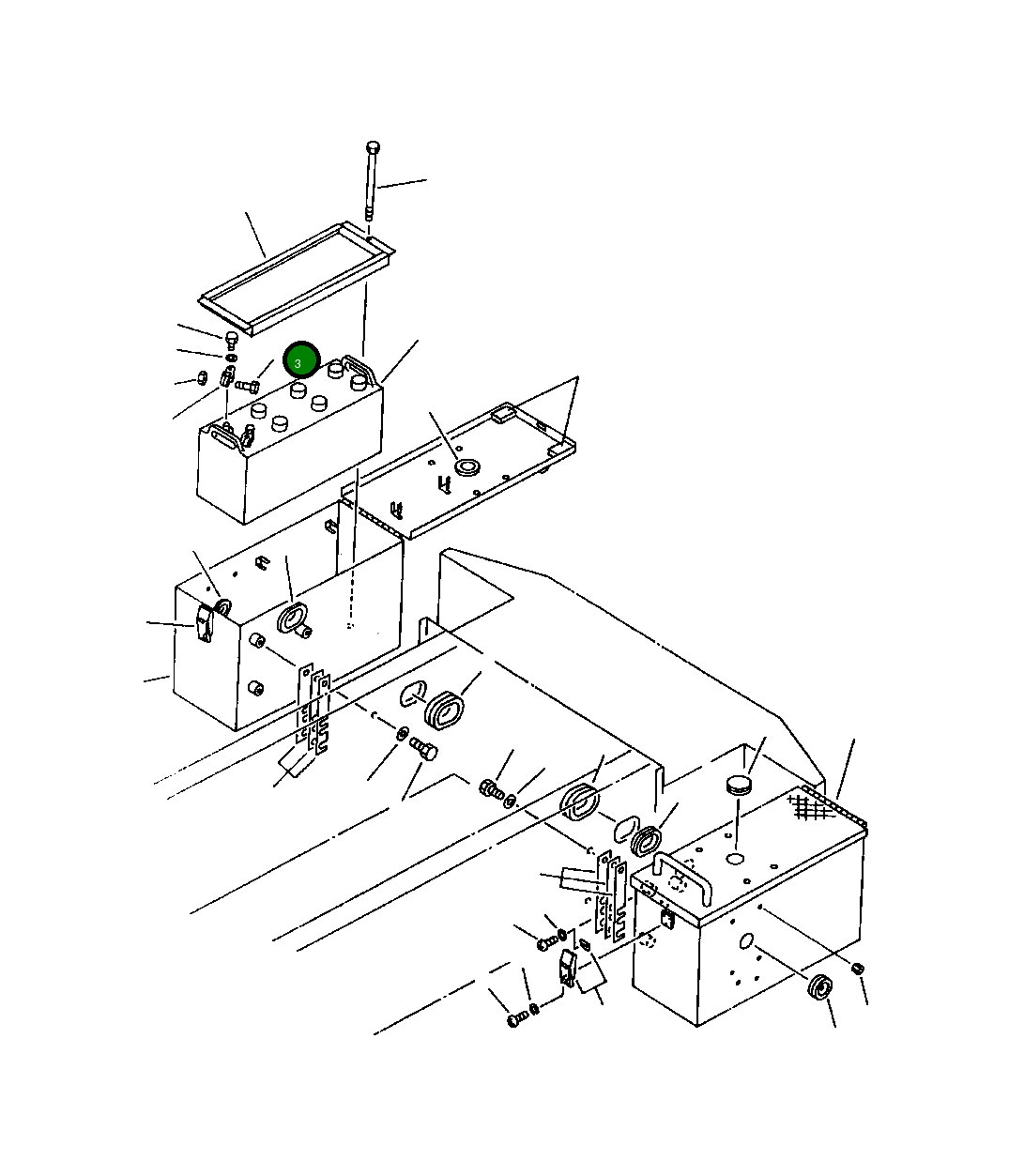 Болт NNS Komatsu