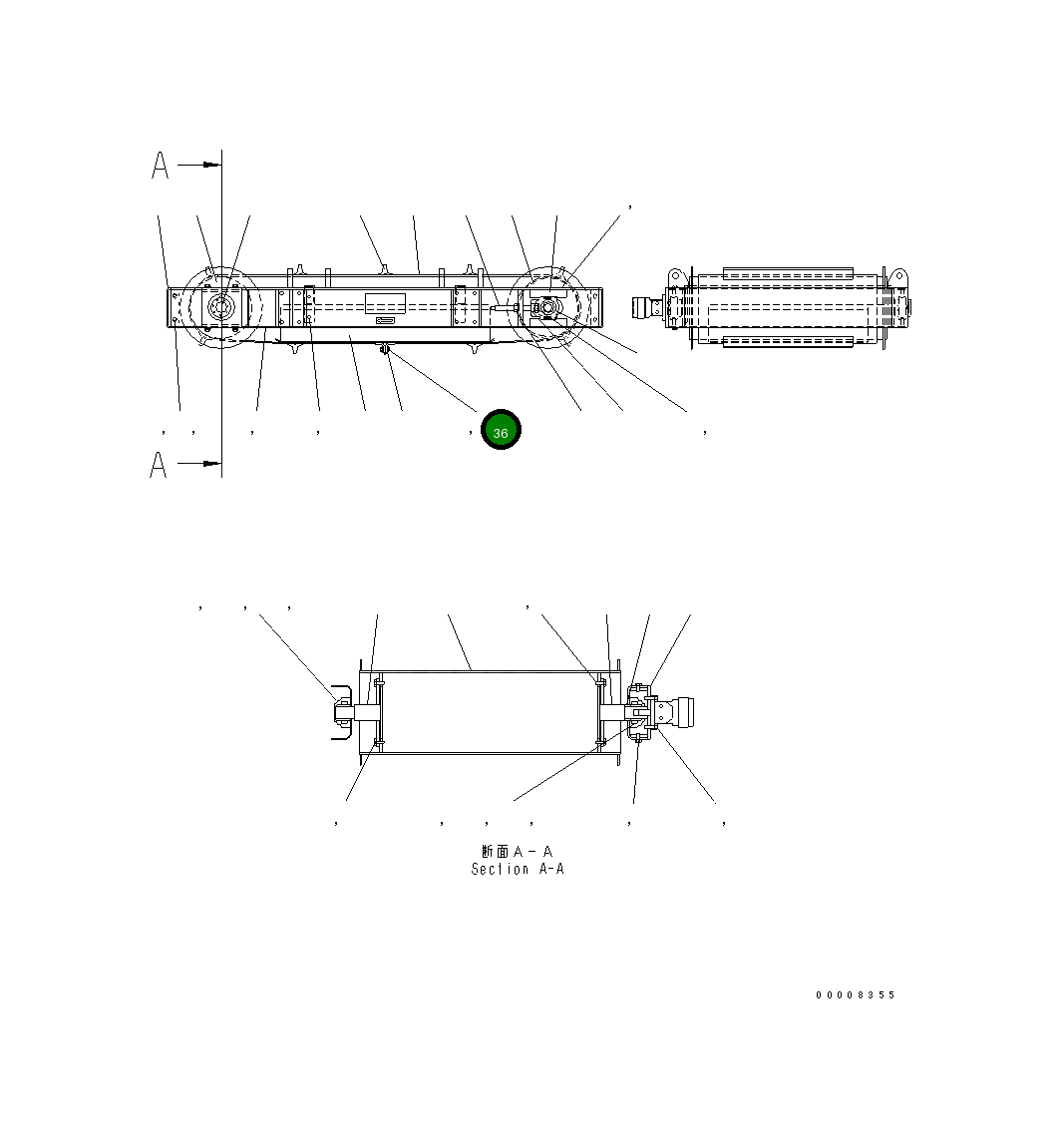 Болт MFK0000441  Komatsu