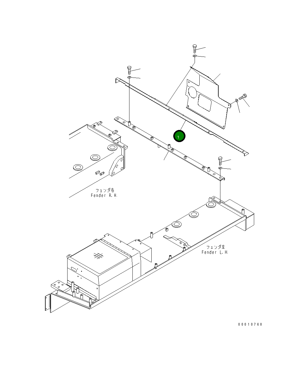 Крышка 198-54-76151 Komatsu