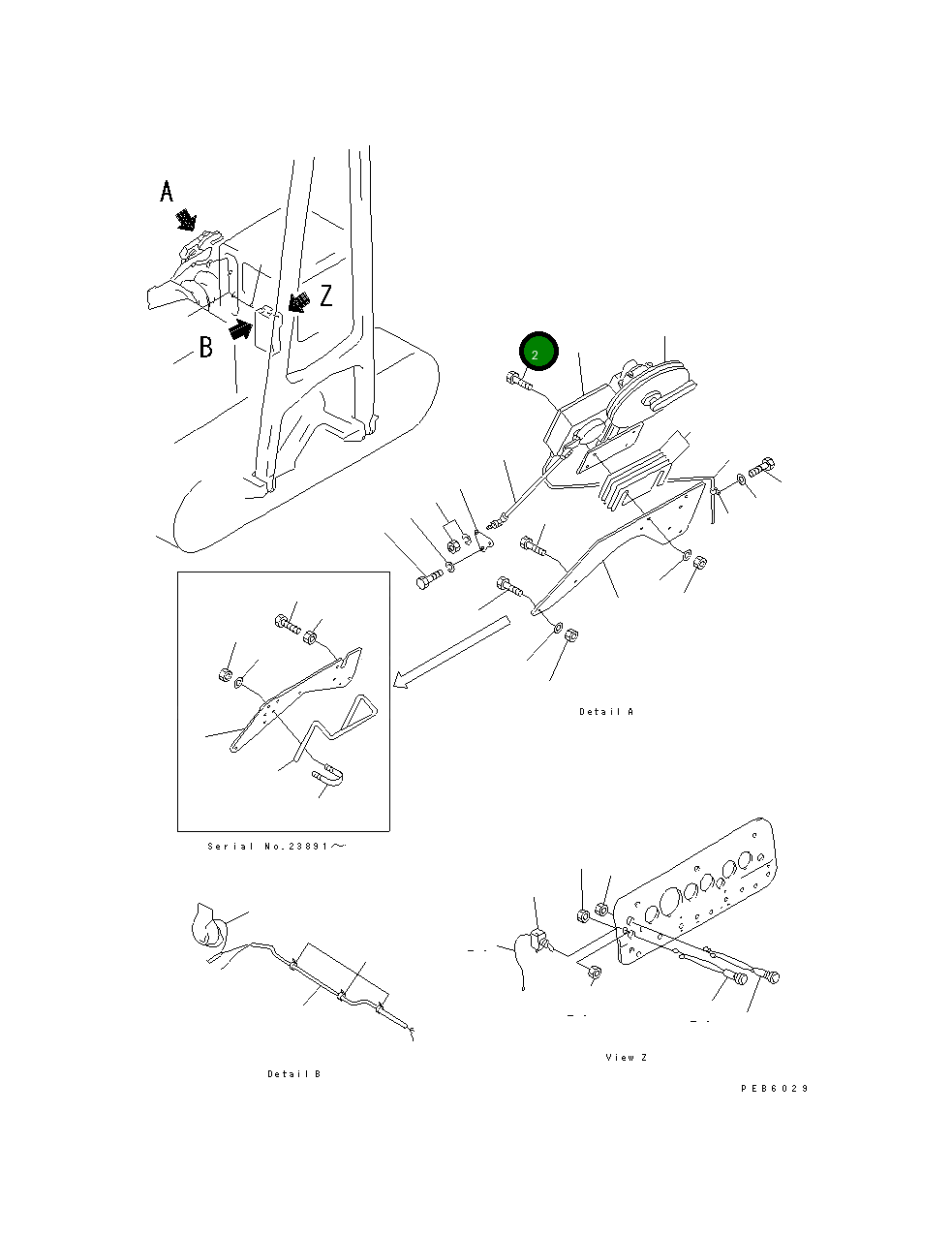 Болт 01018-01645 Komatsu