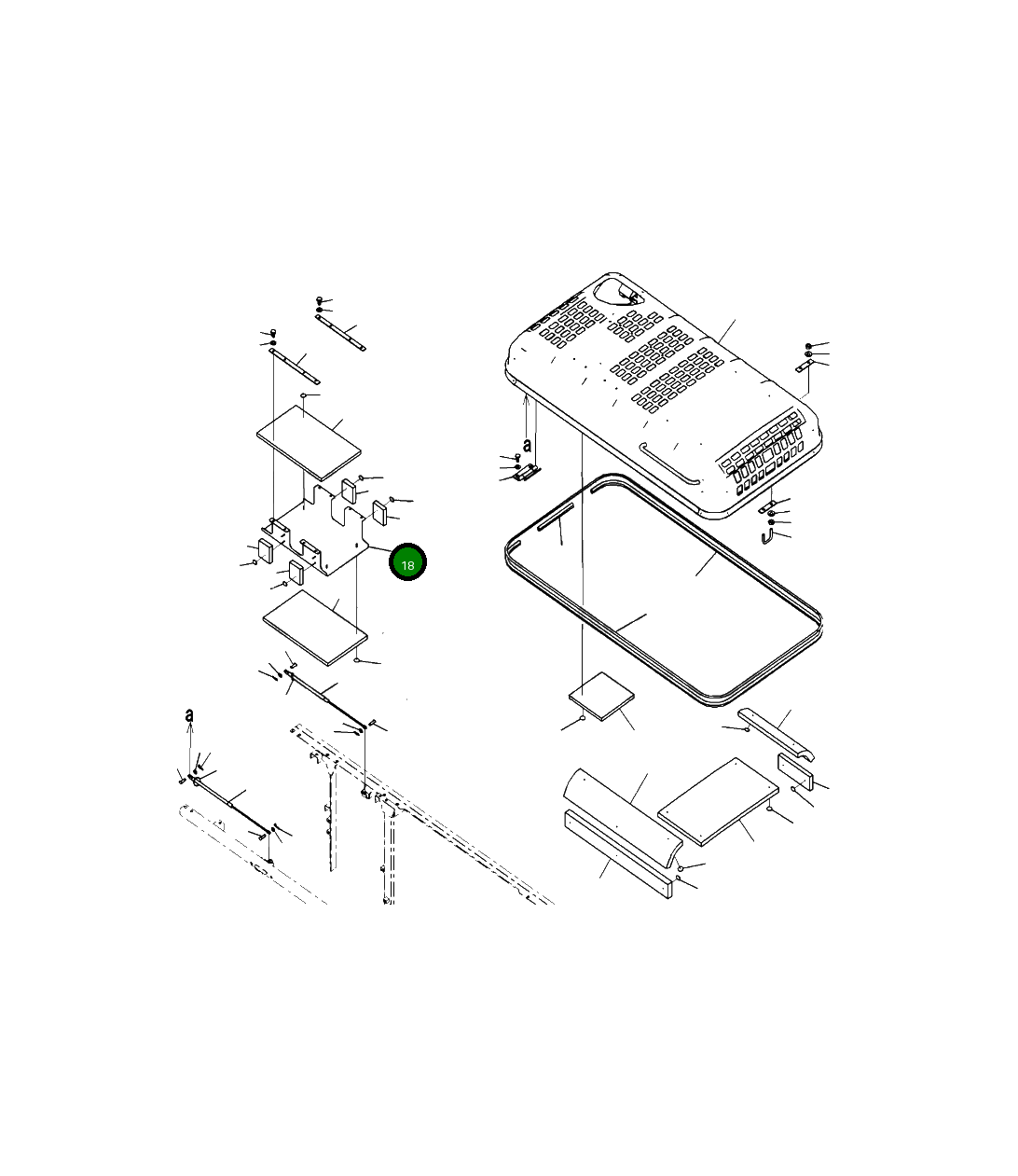 Крышка 206-54-23131 Komatsu