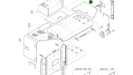 Крышка 2621-2591B Komatsu