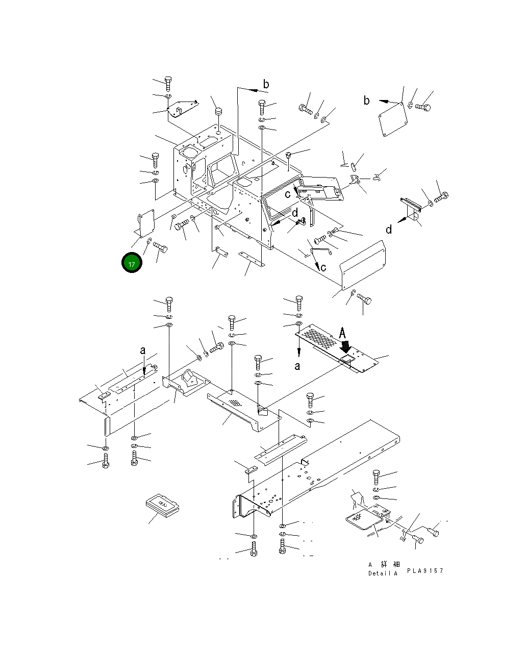 Крышка 120-54-38960  Komatsu