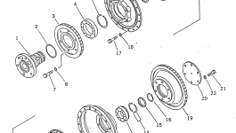 Шестерня 715-01-11222 Komatsu