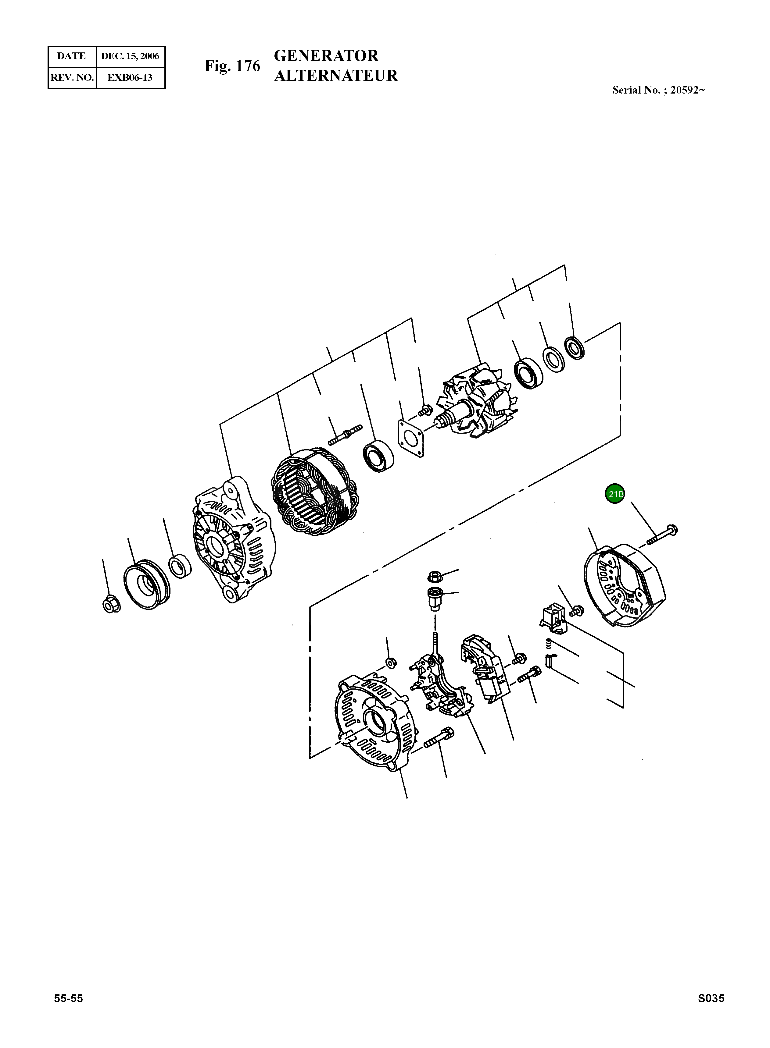 Болт 586400-0470 Komatsu
