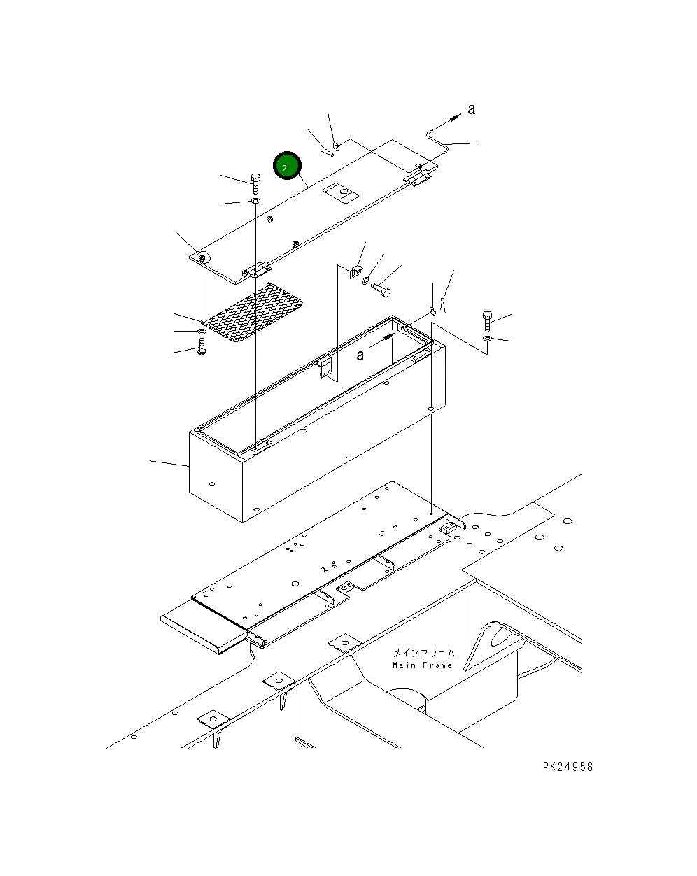 Крышка 8233-54-3431 Komatsu