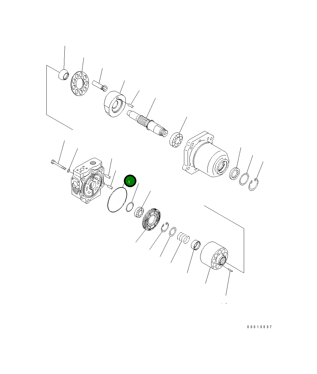 Кольцо уплотнительное (O-Ring) 07000-A5160 Komatsu