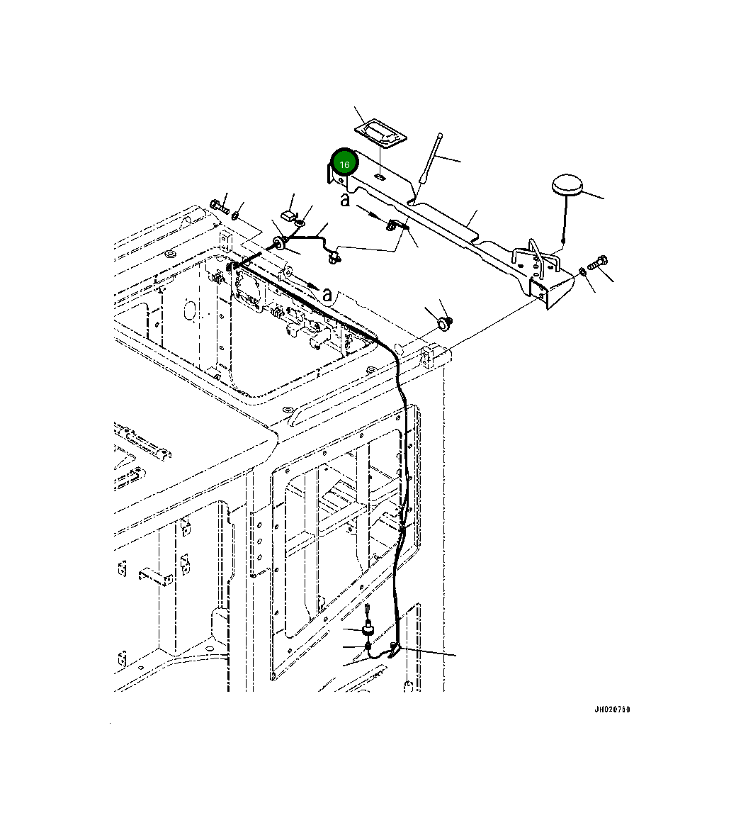 Крышка 207-53-32840 Komatsu