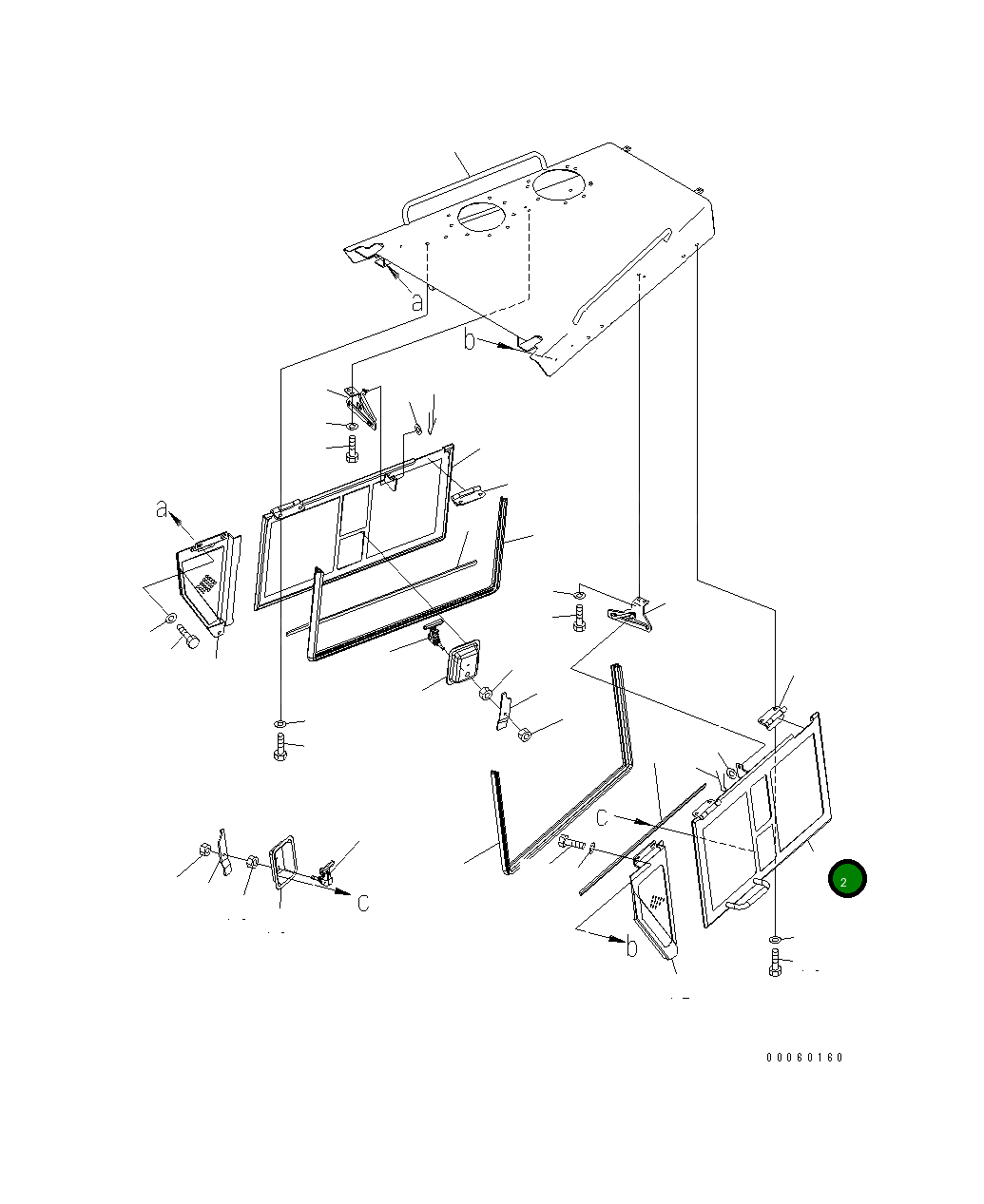 Крышка 17A-54-42231  Komatsu